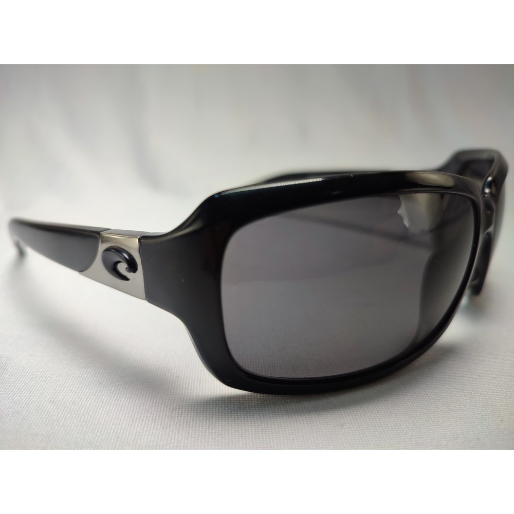 Costa Del Mar Isabela IB11 Black Gray Polarized Wrap Sunglasses